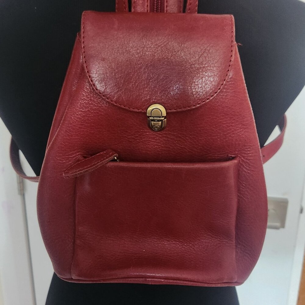 Fiona Italian Leather Mini Backpack